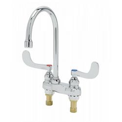 Two Handle Bathroom Sink Faucet in Chrome Plated