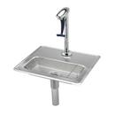 T&S Brass Polished Chrome No Handle Water Filter Faucet 