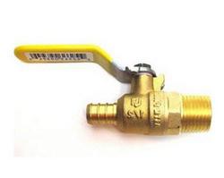 3/4 in. Forged Brass Full Port MNPT x F1807 400# Ball Valve