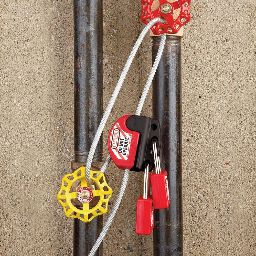 Master Lock Grey Adjustable Lockout Cable 