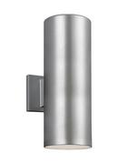 Visual Comfort & Co. Studio Painted Brushed Nickel 65W 2-Light Medium E-26 Incandescent Outdoor Wall Sconce 