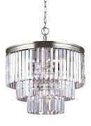 Seagull Lighting Antique Brushed Nickel 4-Light Chandelier 