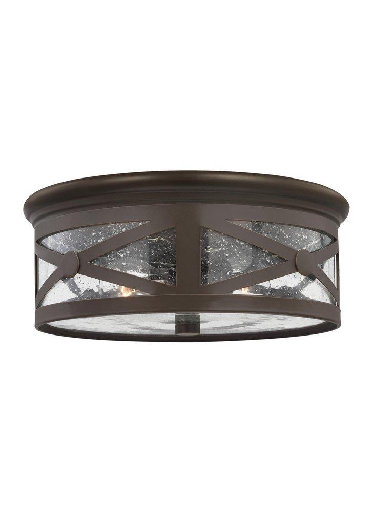 Visual Comfort & Co. Generation Lighting Antique Bronze ANBR 2 60W MED EXT CEIL LGHT 