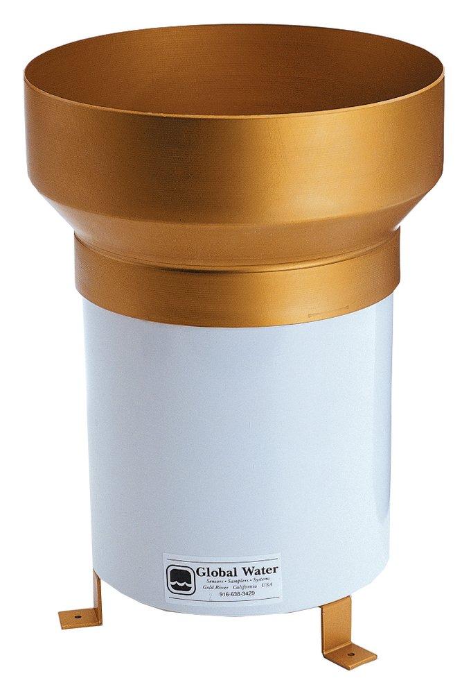 Global Water Instrumentation White Rain Gauge 