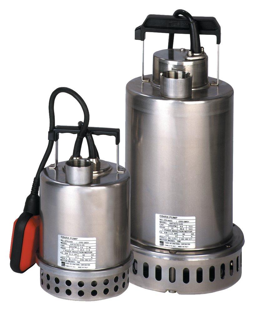 1/2 HP 115V Stainless Steel Submersible Sump Pump | Ebara