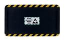 M+A Matting Black 5/8 in. Anti-Fatigue Nitrile Mat in Black and Yellow 