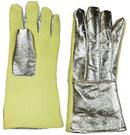 L Size Steel Grip Aluminized Carbon Gloves