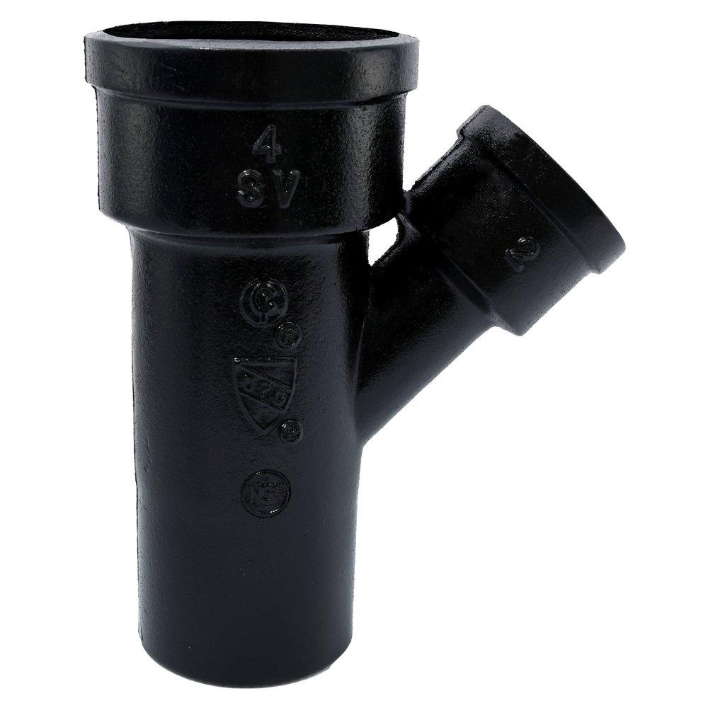 Black Spigot x Hub Service Cast Iron Wye 