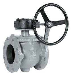 8 in. Ductile Iron 175 psi Flanged Worm Gear Plug Valve