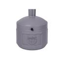 Justrite Black 4 gal Cigarette Receptacle 