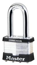 Laminated Steel Padlock with .3125 in. Shackle with .75 Vertical Clearance