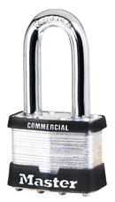 Master Lock Silver Laminated Steel Padlock with .3125 in. Shackle 