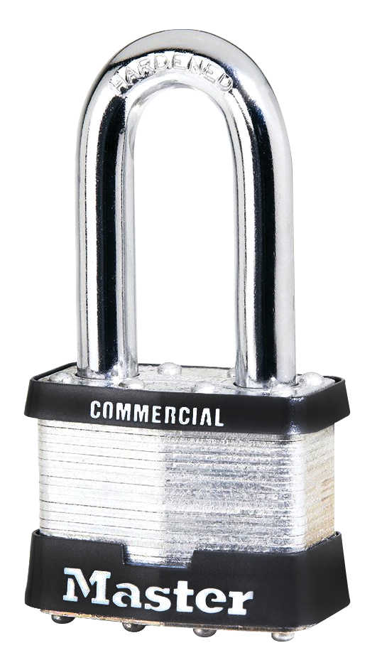 Master Lock Silver 1-3/4 x 2-1/2 in. Laminated Steel Keyed Padlock in Silver 