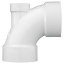 White PVC DWV 90&deg; Elbow with 1-1/2 