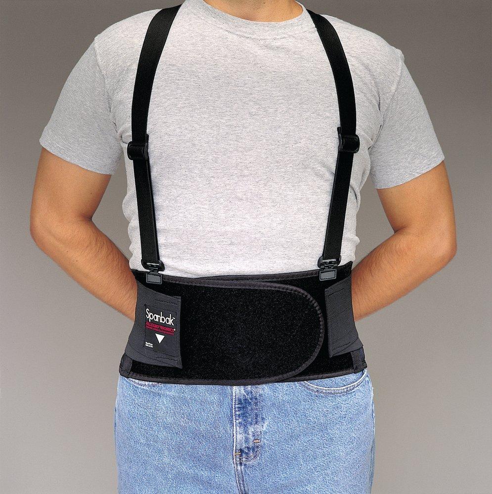 Black BACK SUPP SM 3236 SPAN BAK 