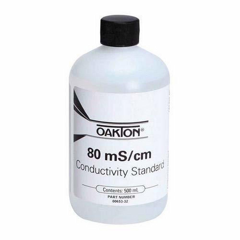 Oakton Instruments 80 &micro;S Standard Conductivity or TDS Calibration Solution 