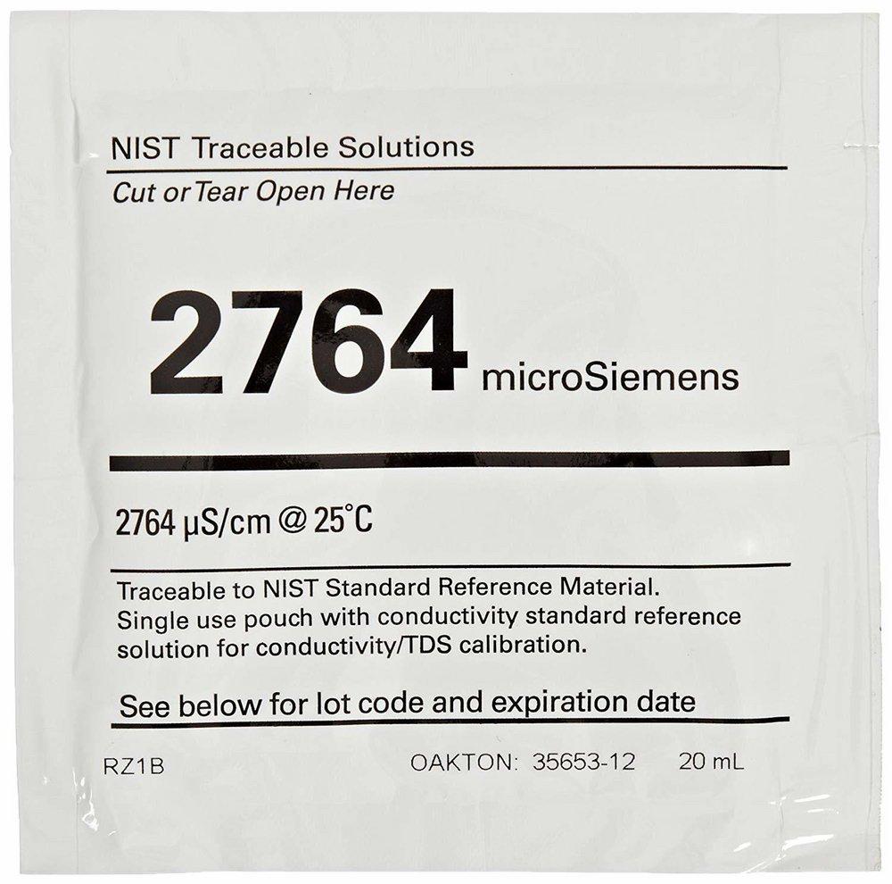Oakton Instruments 2764 &micro;S Conductivity or TDS Calibration Pouch 20 Pack 