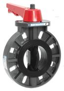 8 in. Plastic Wafer EPDM Gear Operator Handle Butterfly Valve