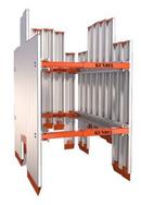 Aluminum Slide Rail System 6 ft High x 6 ft Length (Spreaders Sold Separately)