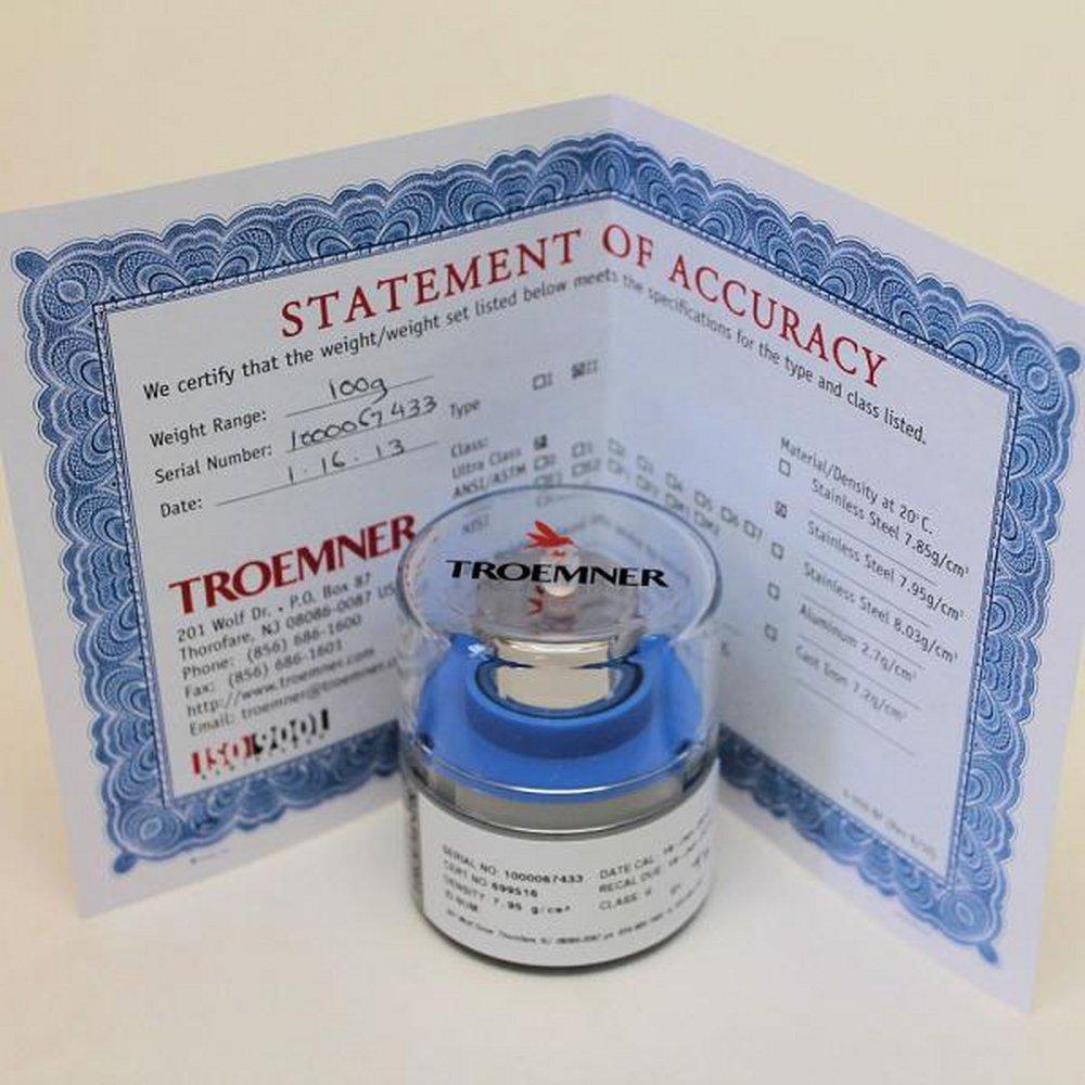 Sciencetech Weight Calibration for ZSA Analytical and ZSP Precision Series Balances 