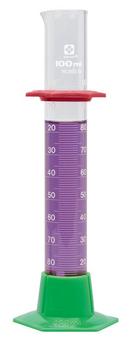 100ml Graduated Cylinder with Plastic Base