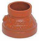4 x 3 in. Grooved Schedule 40 Domestic Painted Cast Iron Concentric Reducer
