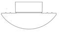 21 x 21 x 6 in. Solvent Weld Reducing SDR 35 PVC Sewer Saddle Tee with Large Skirt