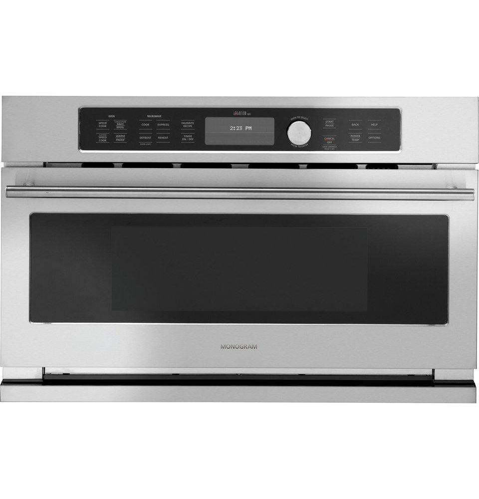 Monogram&reg; Stainless Steel 29-3/4 in. 1.6 cu. ft. Single Oven 