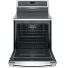 GE&reg; Stainless Steel 29-7/8 in. Electric 5-Burner Induction Freestanding Range 