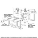 GE&reg; Black 1.6 cu. ft. 950 W External Over-the-Range Microwave 