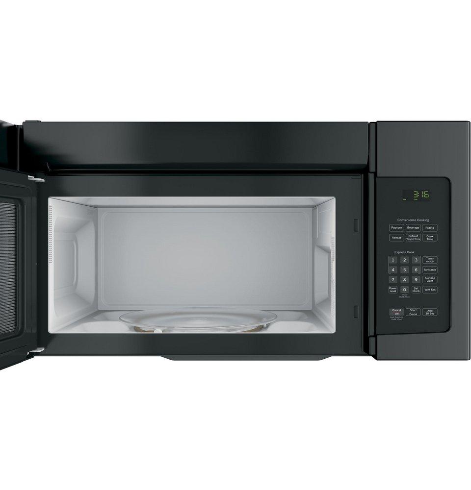 GE® Black 1.6 cu. ft. 950 W External Over-the-Range Microwave 