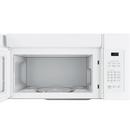 GE&reg; White 1.6 cu. ft. 950 W External Over-the-Range Microwave 