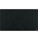 5 Burner Smoothtop Cooktop in Black on Black