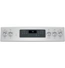 GE&reg; Stainless Steel/Grey 29-7/8 in. Electric 5-Burner Radiant Smoothtop Freestanding Range 
