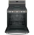GE&reg; Slate 30 in. Gas 5-Burner Sealed Freestanding Range 