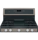 GE&reg; Slate 30 in. Gas 5-Burner Sealed Freestanding Range 