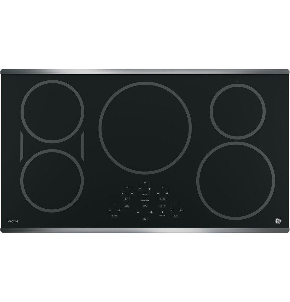 GE Profile™ Stainless Steel 5 Burner Induction Cooktop 