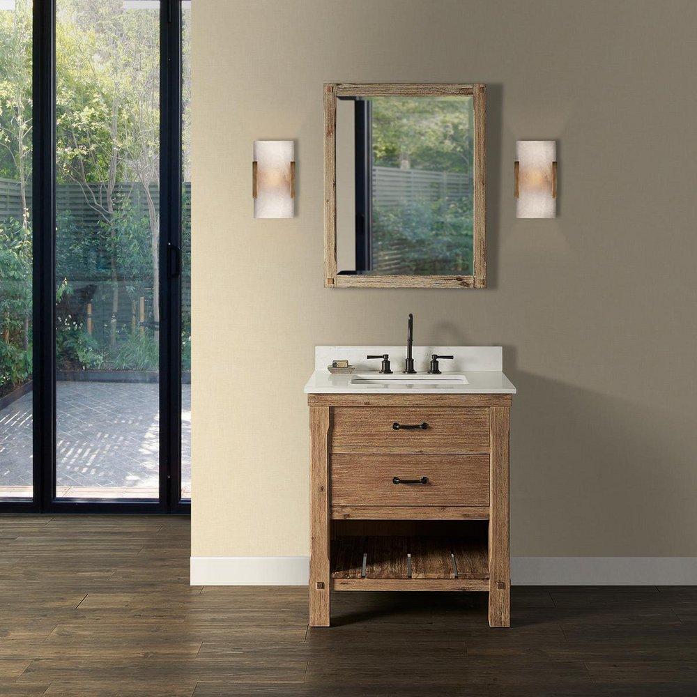 Fairmont Designs Sonoma Sand 34-1/2 x 30 in. Open Shelf Vanity 