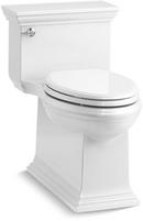 KOHLER White 1.28 gpf Elongated Floor Mount One Piece Toilet 