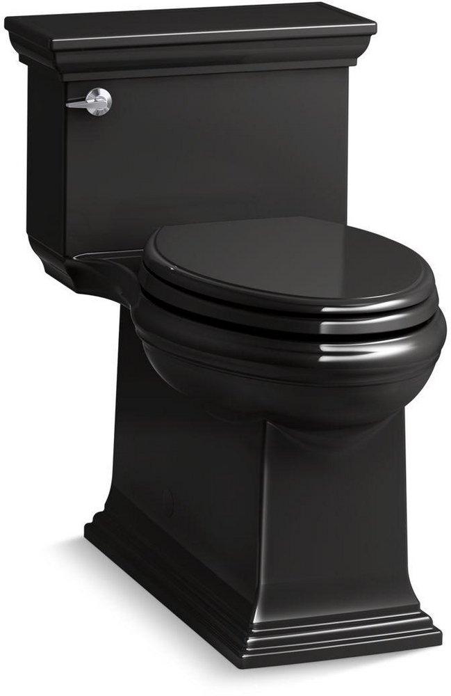 KOHLER Black Black&trade; 1.28 gpf Elongated Floor Mount One Piece Toilet 