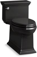 1.28 gpf Elongated One Piece Toilet in Black Black
