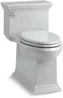 KOHLER Ice&trade; Grey 1.28 gpf Elongated Floor Mount One Piece Toilet 
