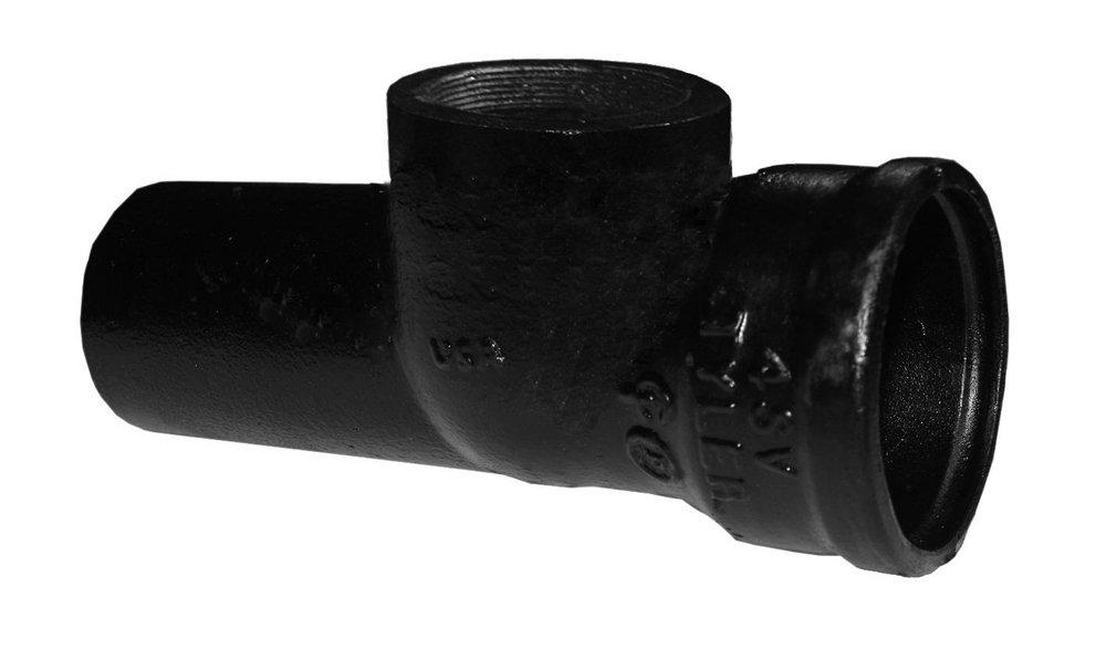 Tyler Pipe Hub x Spigot Cast Iron Test Tee 