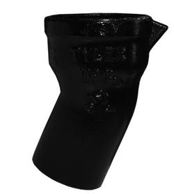 3 in. Hub x Spigot 22-1/2 Degree Cast Iron 1/16 Bend