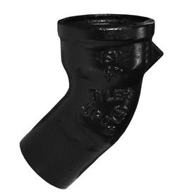 2 in. Hub x Spigot 45 Degree Cast Iron 1/8 Bend