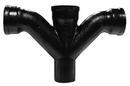 Tyler Pipe Hub x Spigot Cast Iron Reducing 1/8 Bend Double Combination Wye 