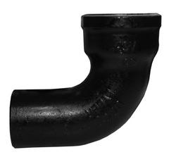 2 in. Hub x Spigot 90 Degree Cast Iron 1/4 Bend