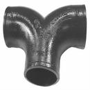 Tyler Pipe No Hub 90 Degree Cast Iron Double 1/4 Bend 