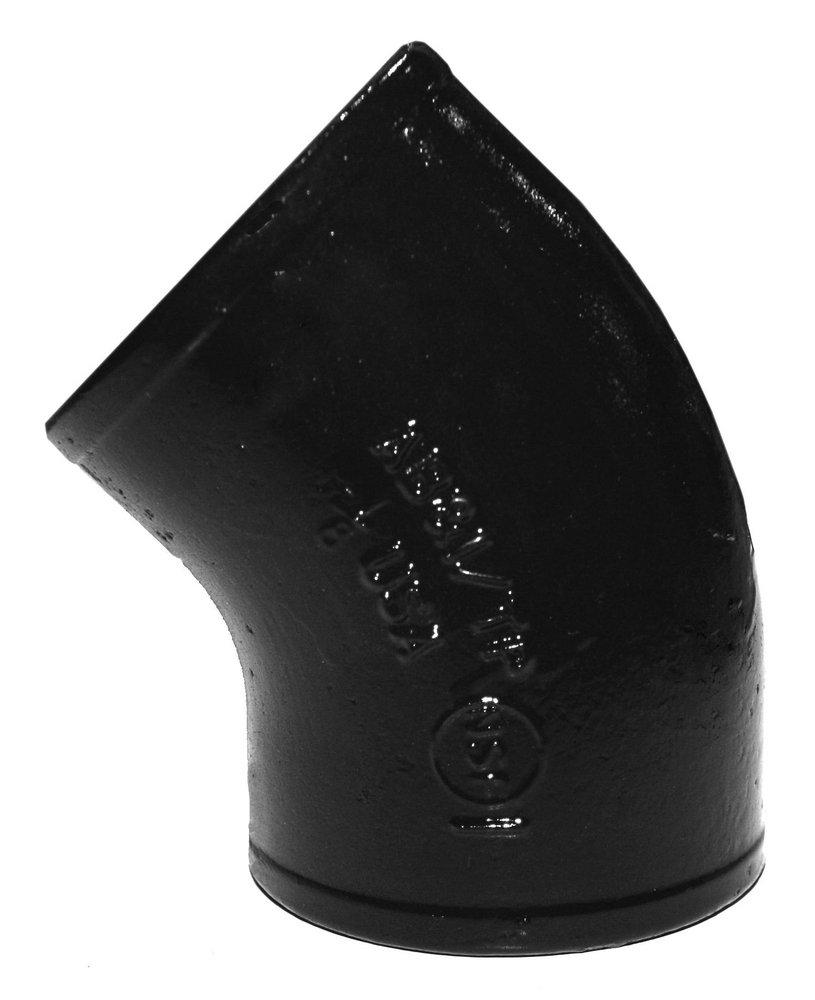 Tyler Pipe No Hub 45 Degree Cast Iron 1/8 Bend 