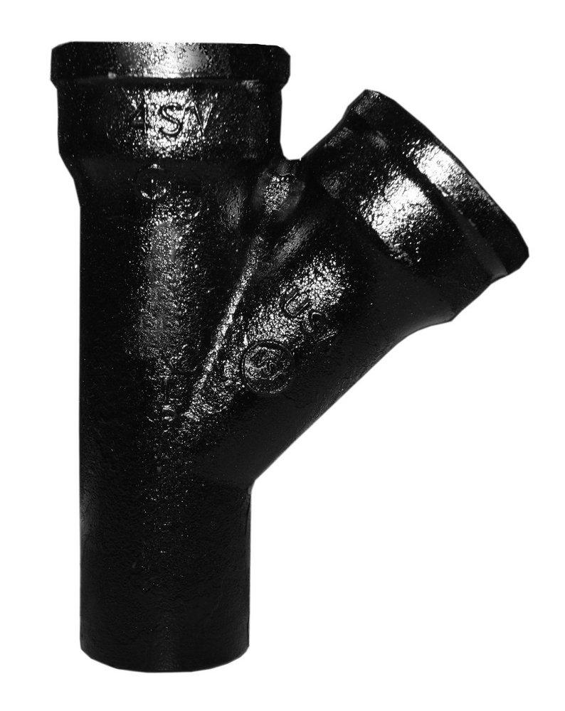 Tyler Pipe Hub x Hub x Spigot Domestic Cast Iron Reducing Soil Vent Wye 